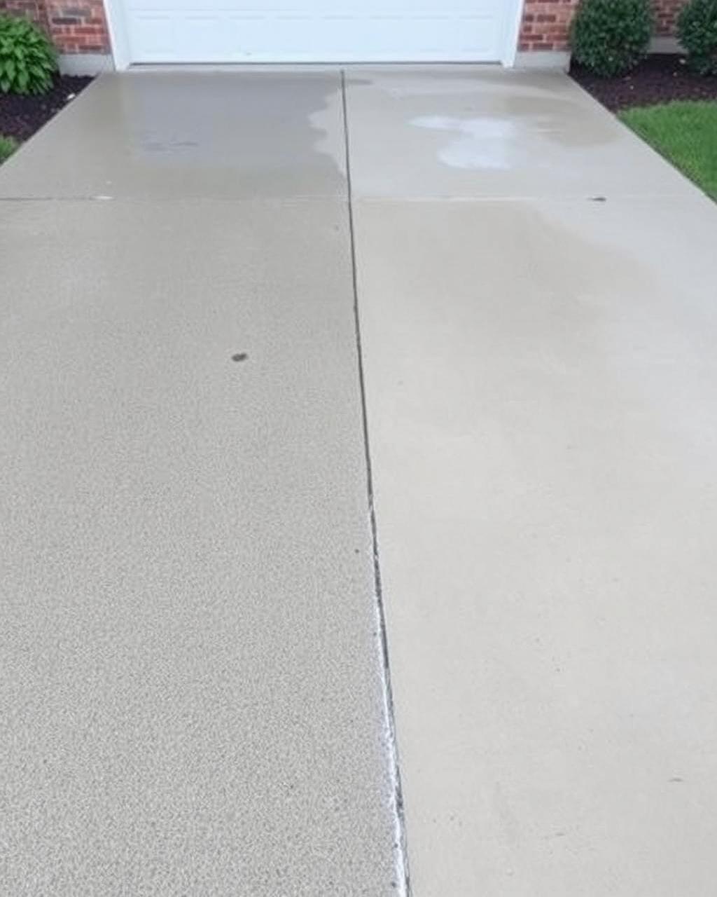 Driveway pressure washing in Proserpine