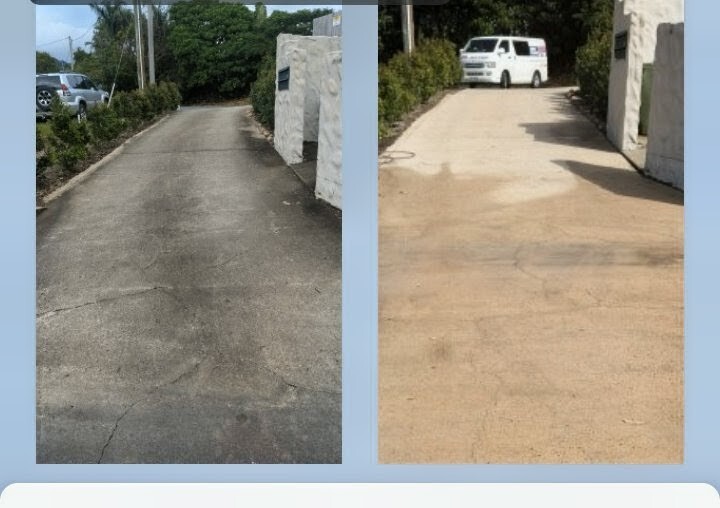 Commercial shopfront pressure cleaning